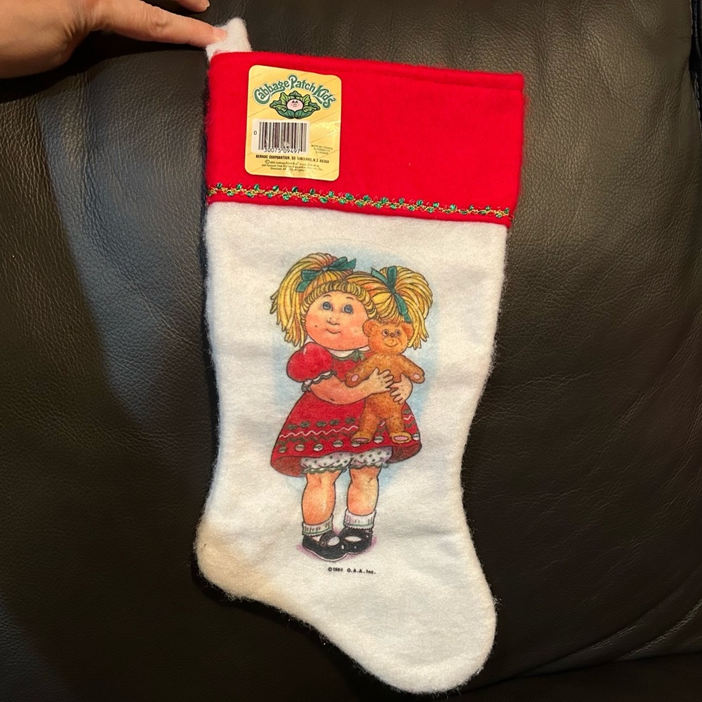 Cabbage Patch Kids Holiday Stocking 1984